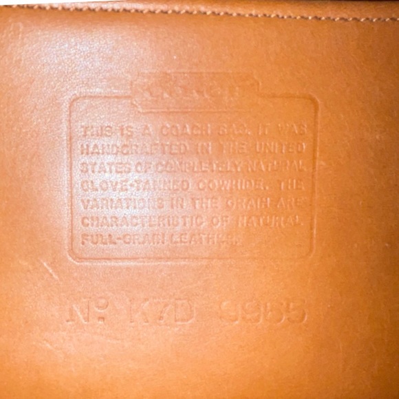❤️SOLD❤️Vintage Coach British Tan Legacy Small Flap 9965 - Picture 9 of 9